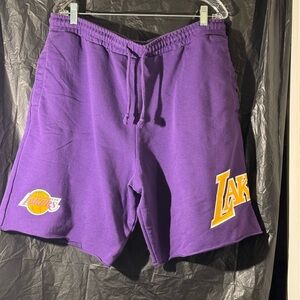 Mitchell & Ness Lakers Purple Men's Athletic Shorts